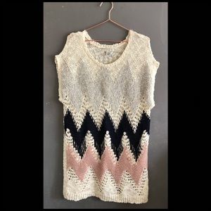 Love By Design Chevron Sweater Tunic